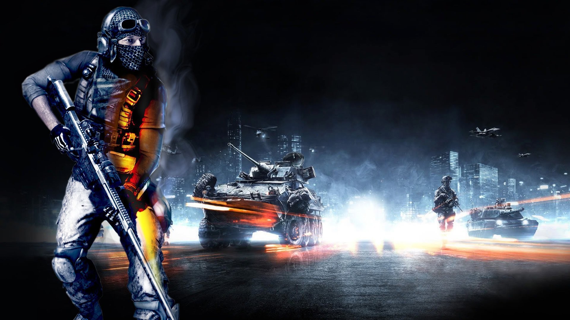 bf3 wallpaper,darkness,performance,musician,performing arts,fictional character