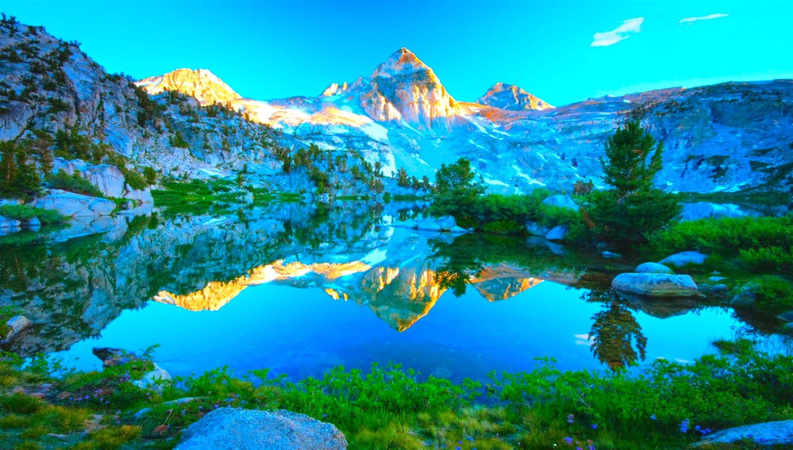 wallpaper hd widescreen high quality desktop,natural landscape,nature,mountain,reflection,mountainous landforms