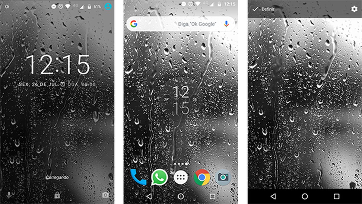 tema wallpaper android,text,colorfulness,drop,screenshot,rain