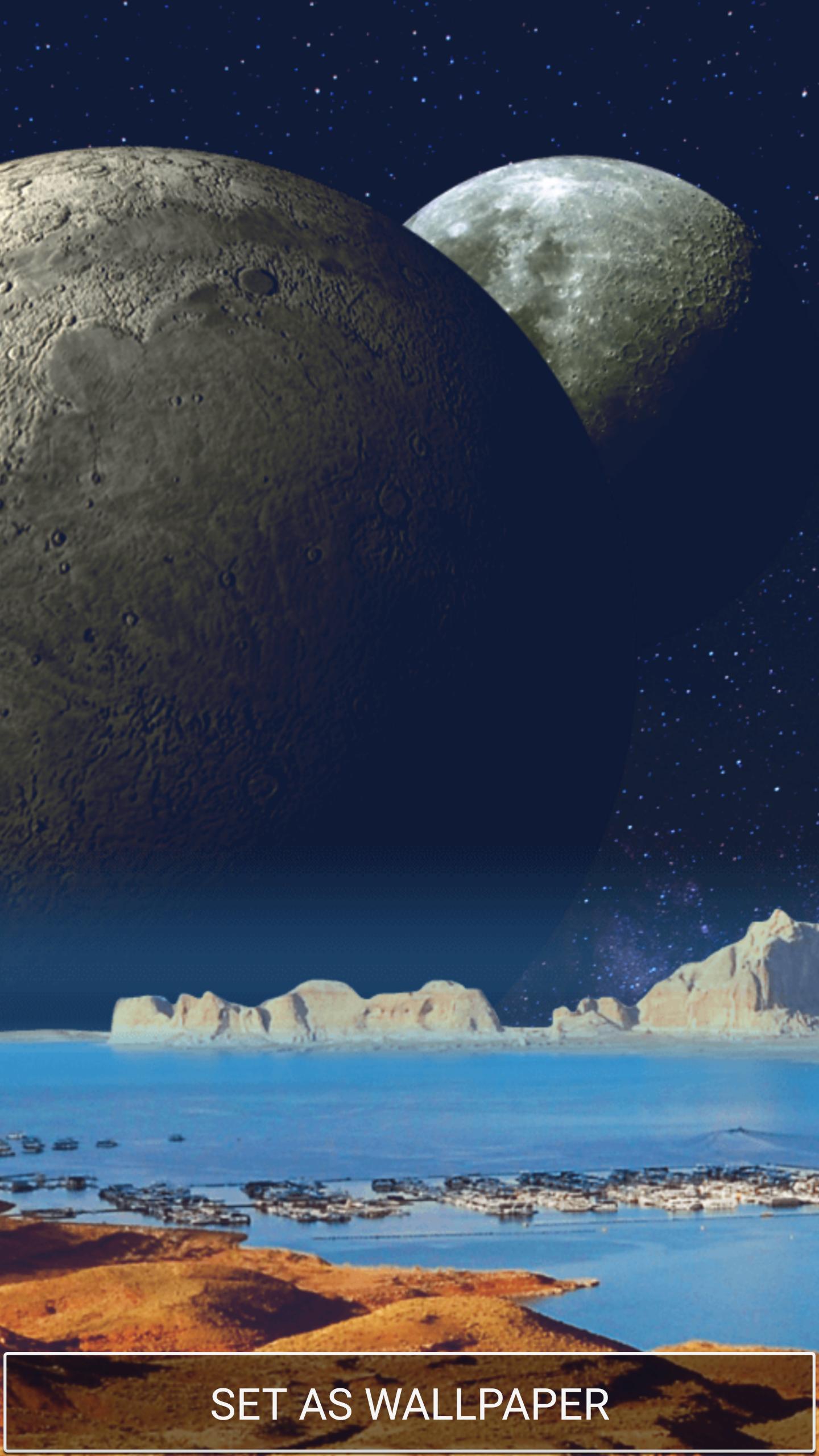 fondo de pantalla indah bergerak,naturaleza,luna,cielo,atmósfera,objeto astronómico