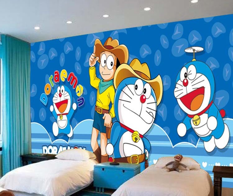 unduh wallpaper,cartoon,animated cartoon,wallpaper,wall,room