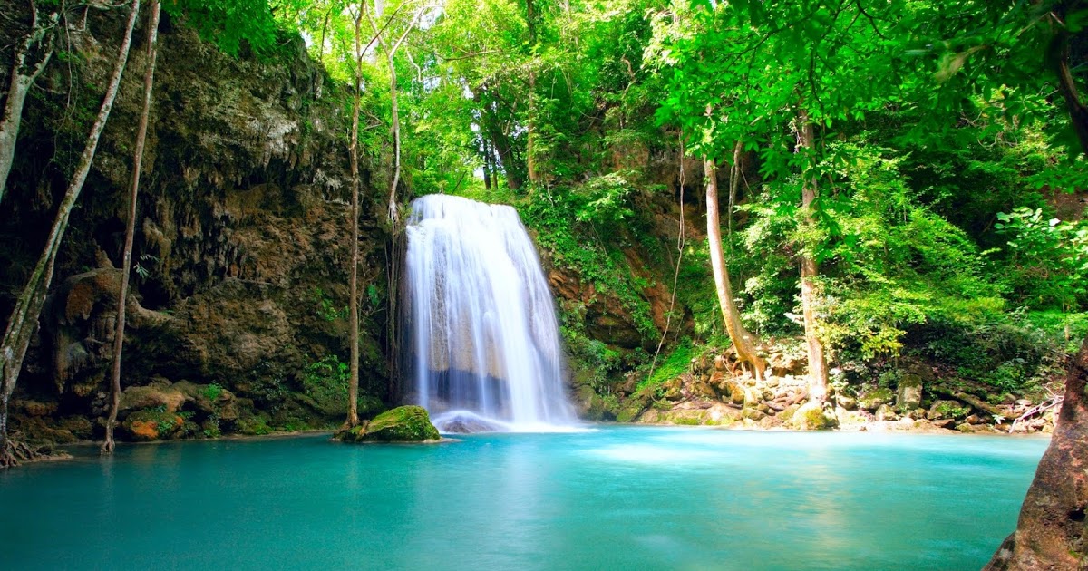 壁紙air terjun bergerak untuk android,滝,水資源,水域,自然の風景,自然