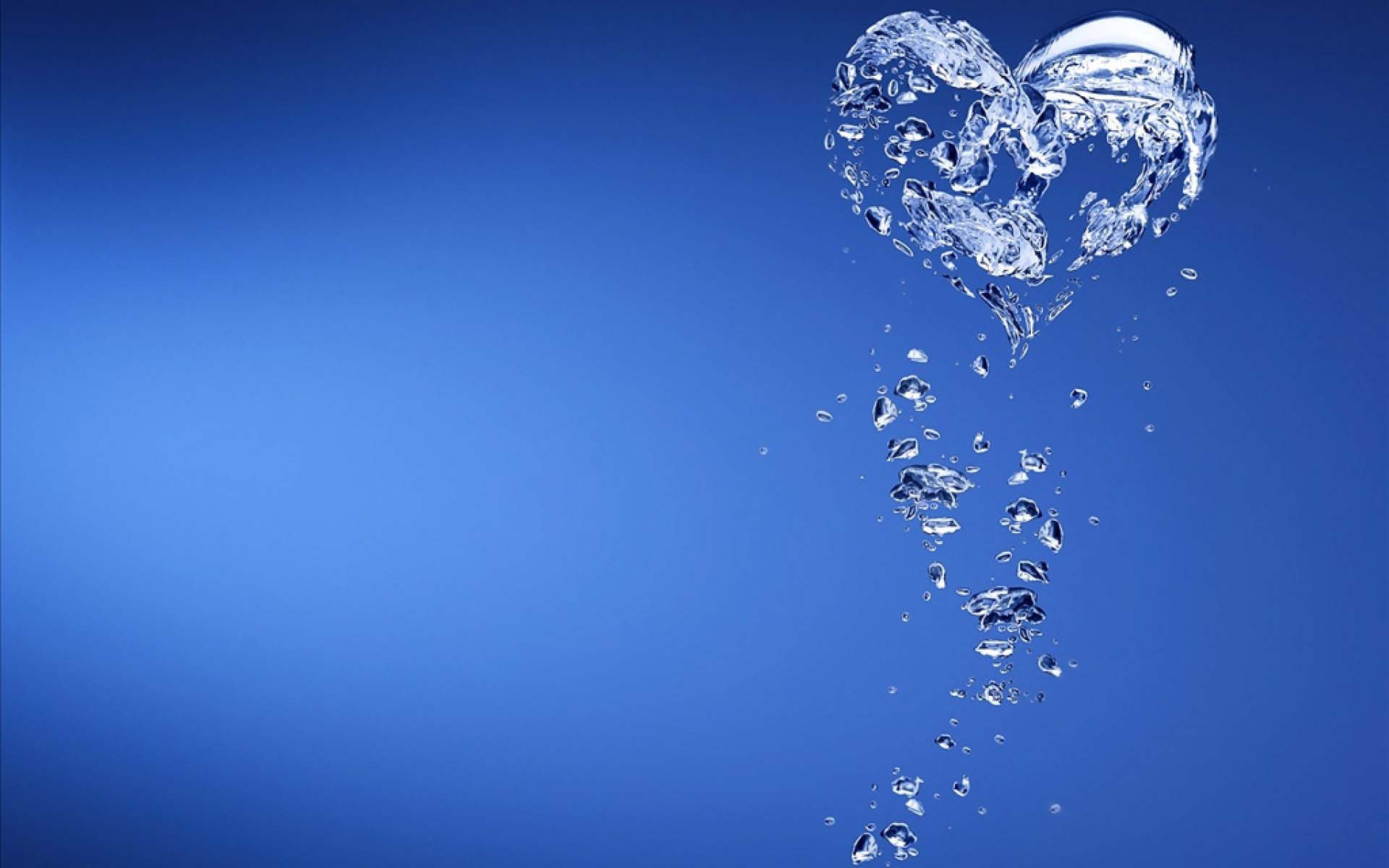 fondo de pantalla aire hidup,azul,agua,cielo,corazón,líquido
