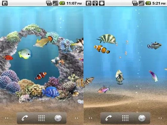 wallpaper aquarium bergerak,strategy video game,organism,fish,pc game,games