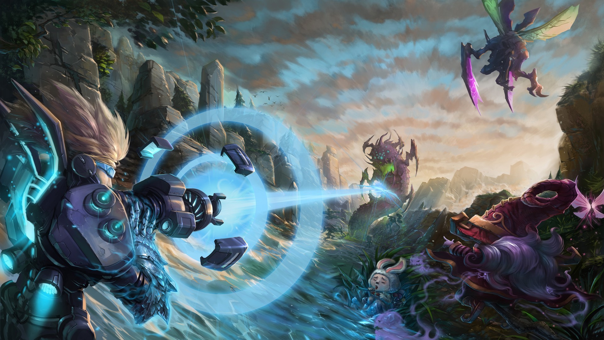 league of legends hd wallpapers 1920x1080,action adventure game,cg artwork,mythology,fictional character,painting