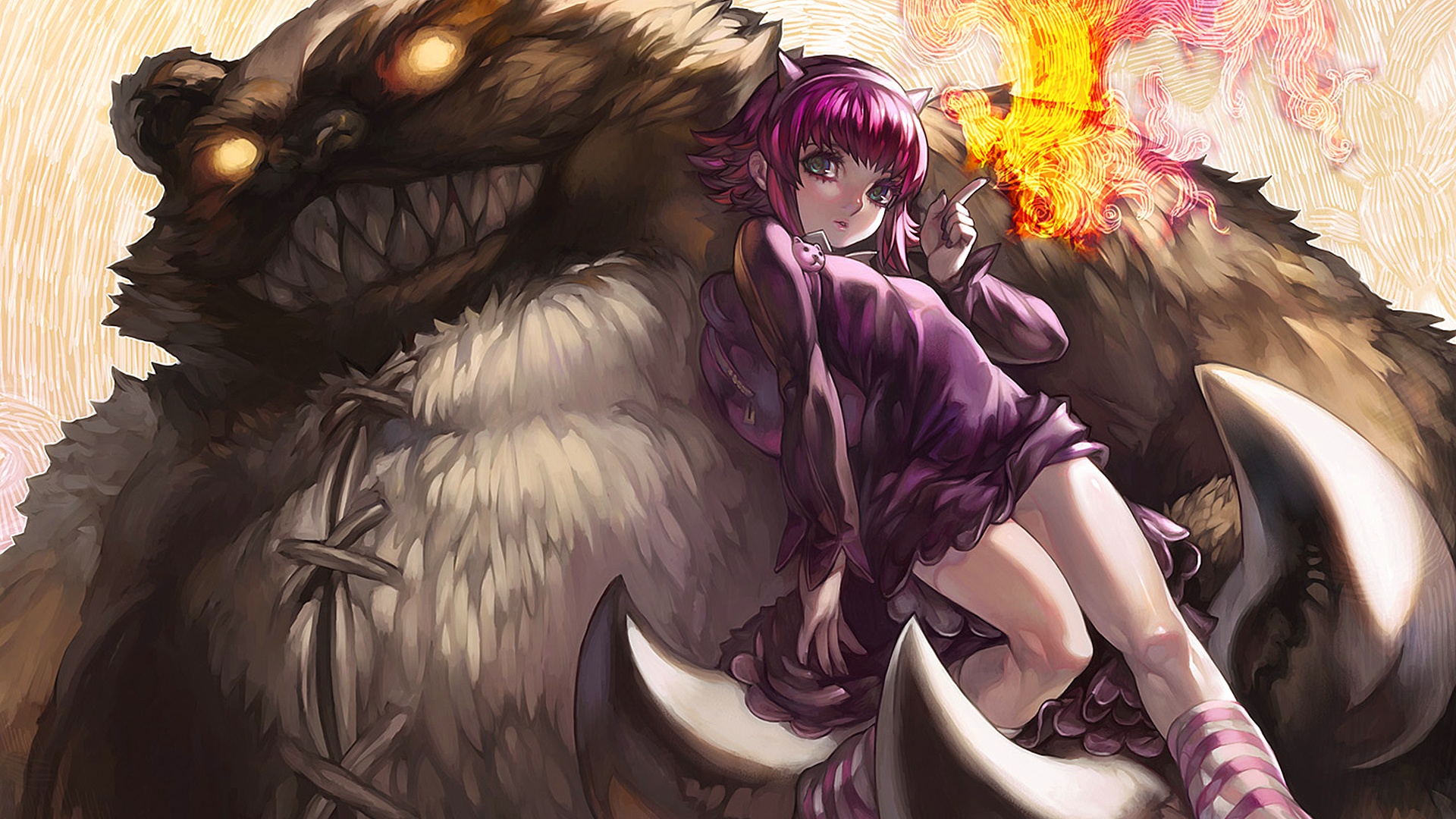 league of legends wallpapers 1920x1080,cg artwork,anime,demon,illustration,fictional character