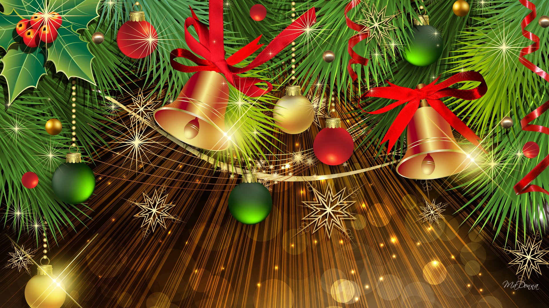 Christmas Bells- WallpaperUse