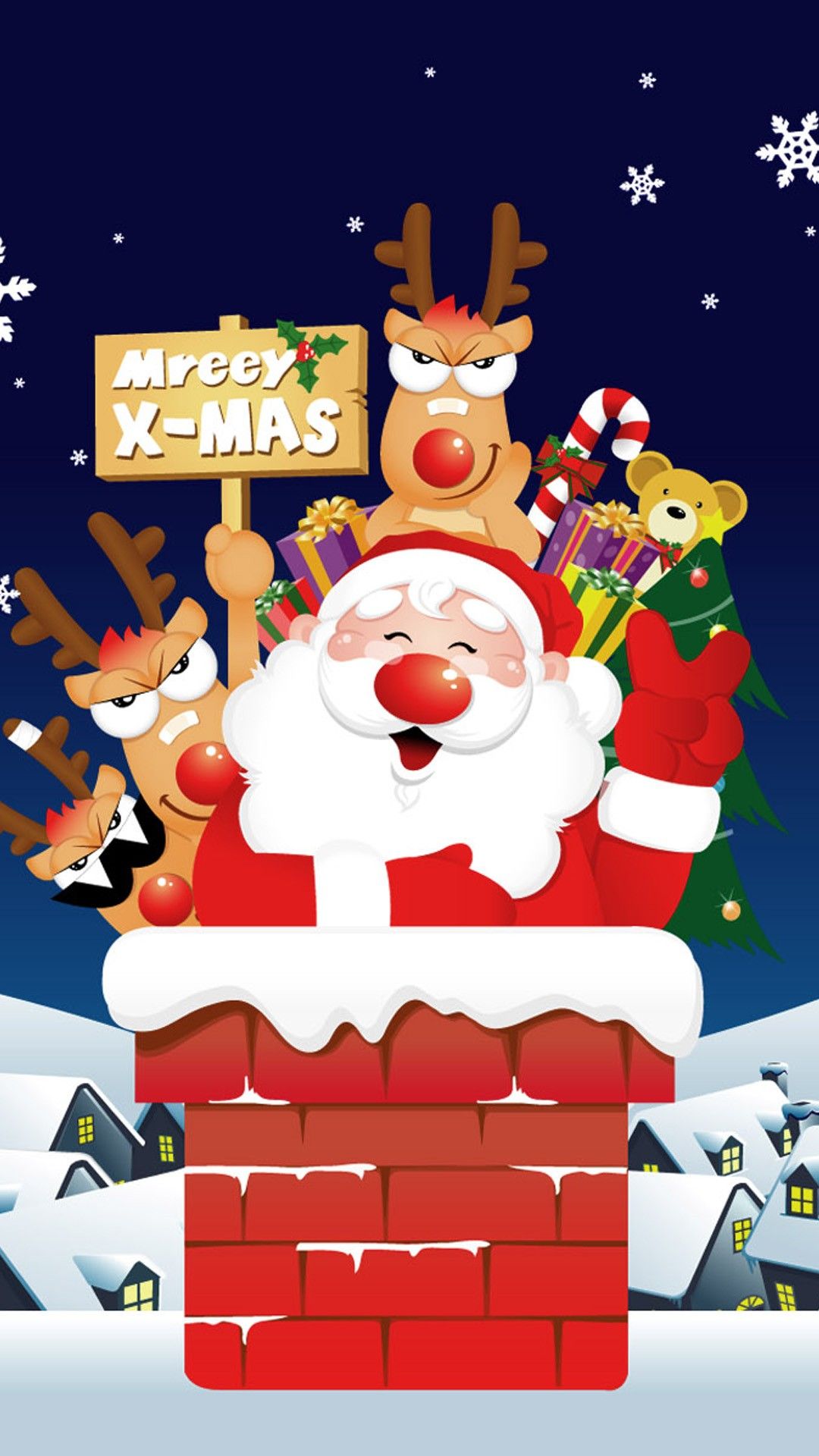 mas wallpaper,santa claus,cartoon,fictional character,christmas eve,christmas