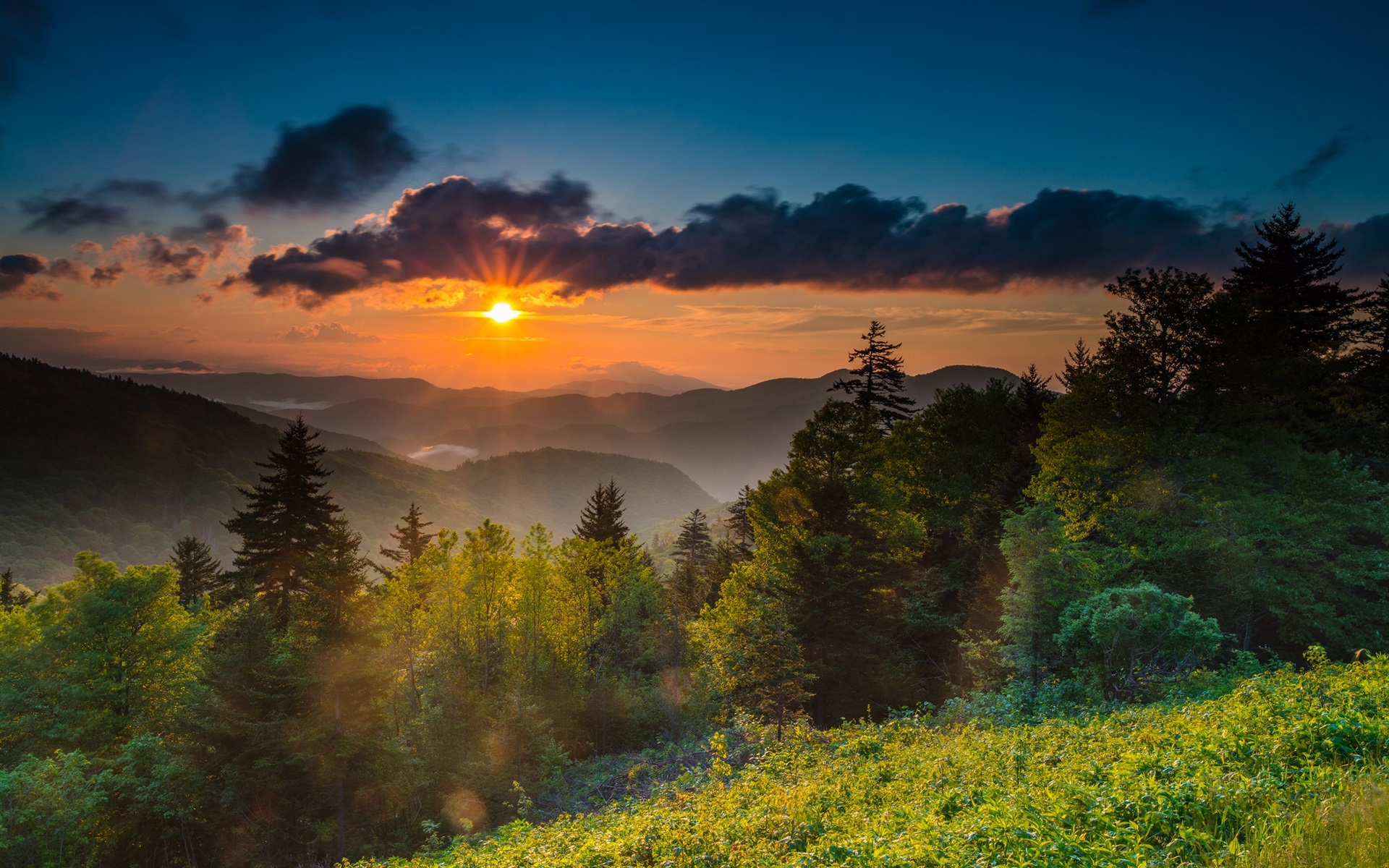 ノースカロライナ州の壁紙,空,自然の風景,自然,日の出,朝