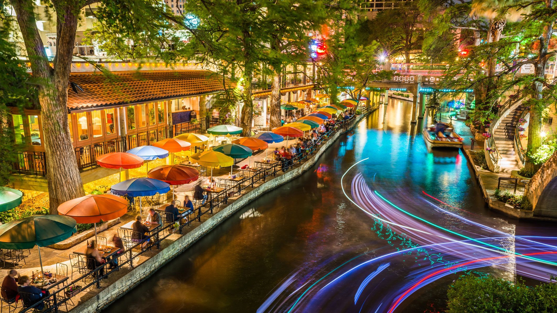 carta da parati san antonio,corso d'acqua,canale,acqua,notte,riflessione