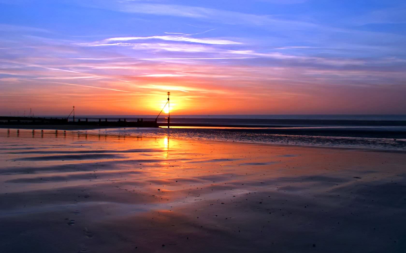 papel pintado de la playa de la florida,cielo,horizonte,puesta de sol,amanecer,mar