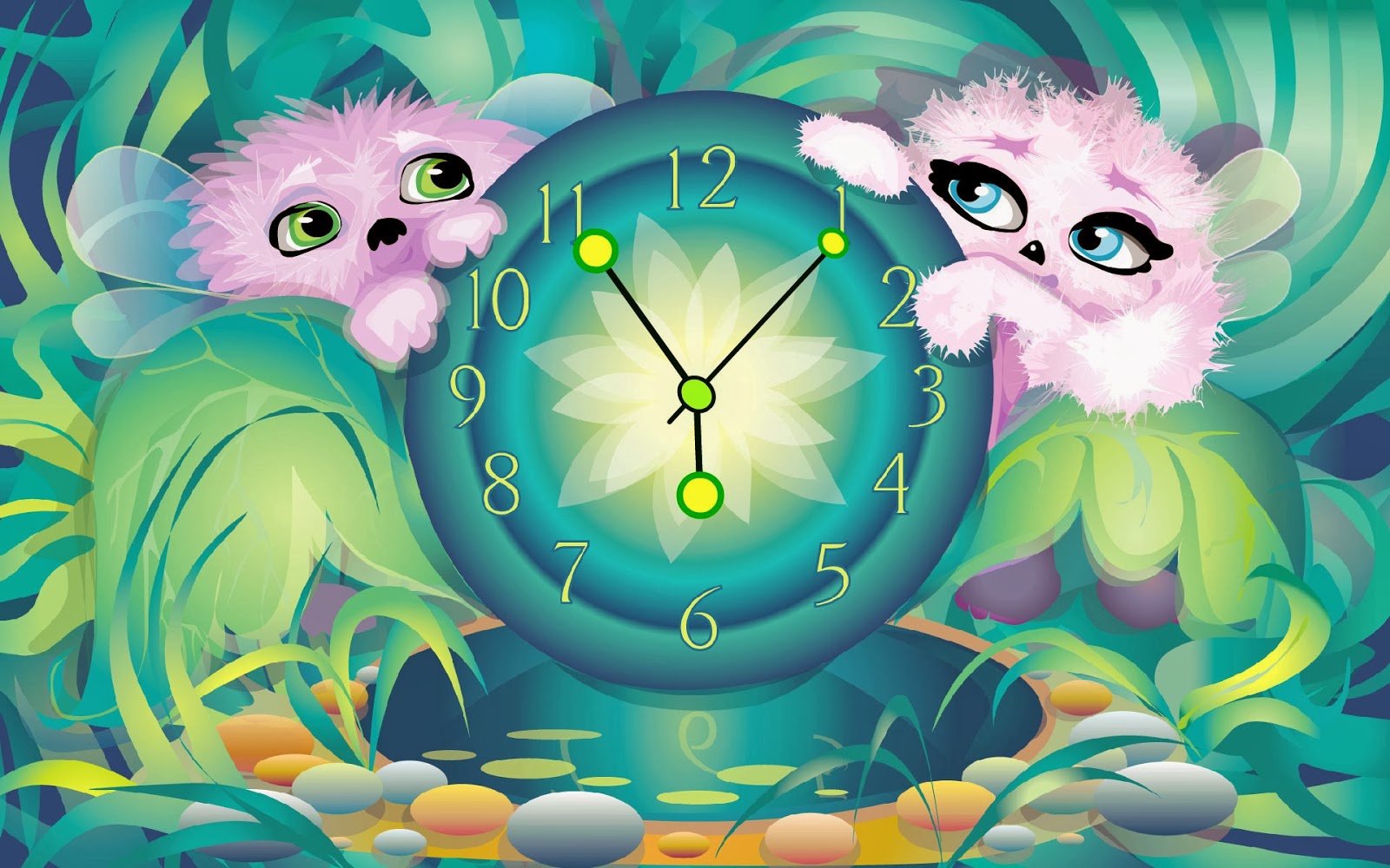 Live Time Wallpaper cartoon illustration art fictional Character clock Live Time Wallpaper cartoon illustration art fictional Character clock
