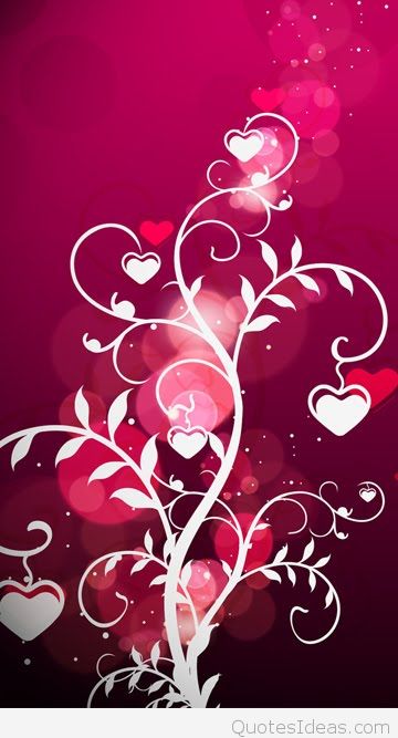 모바일 라이프 월페이퍼,심장,분홍,빨간,삽화,무늬