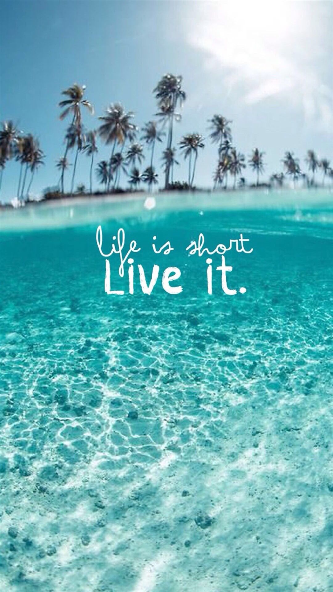 live life wallpaper,aqua,sky,ocean,sea,turquoise