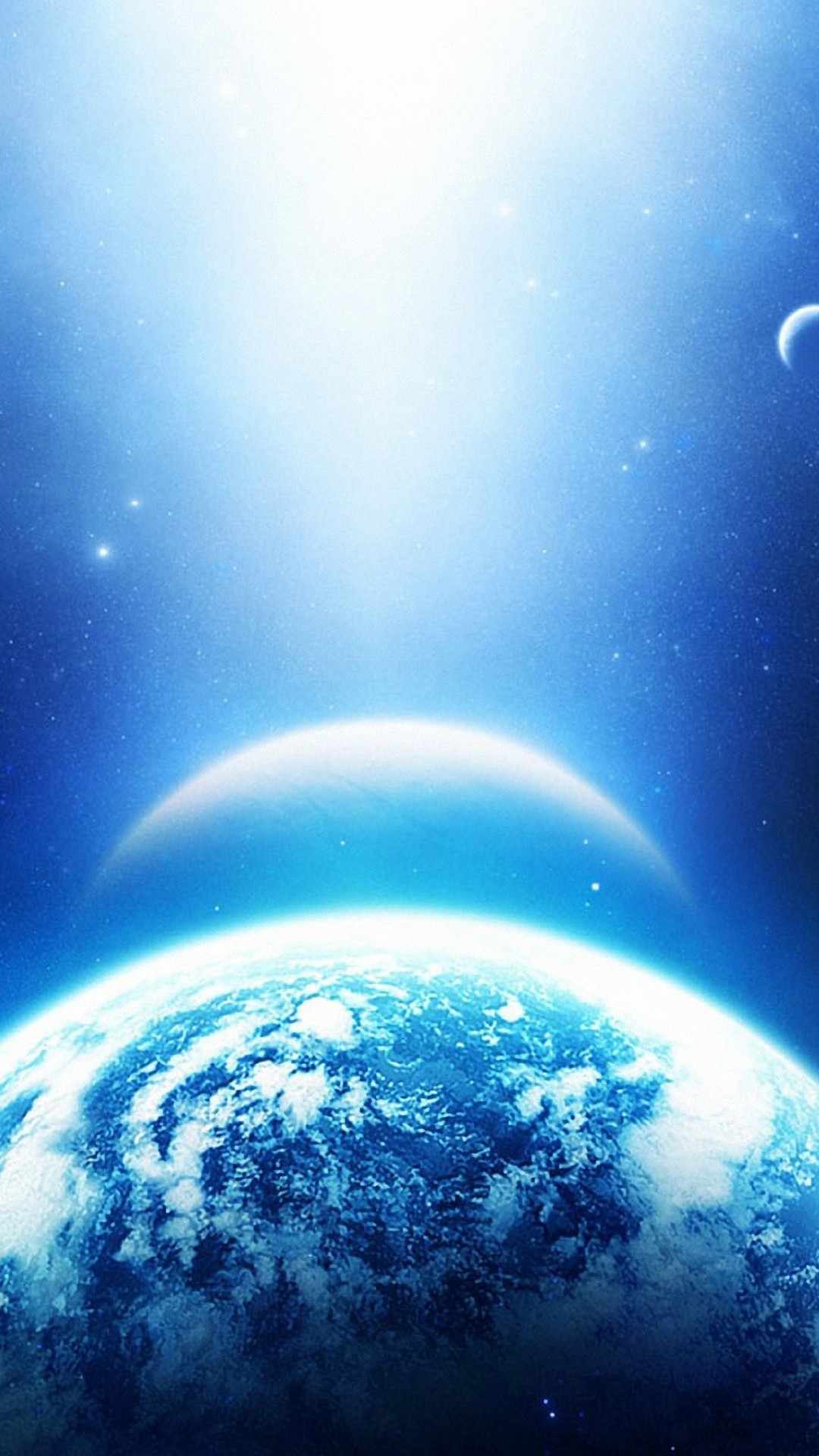 sfondi animati per android,atmosfera,spazio,pianeta,cielo,blu