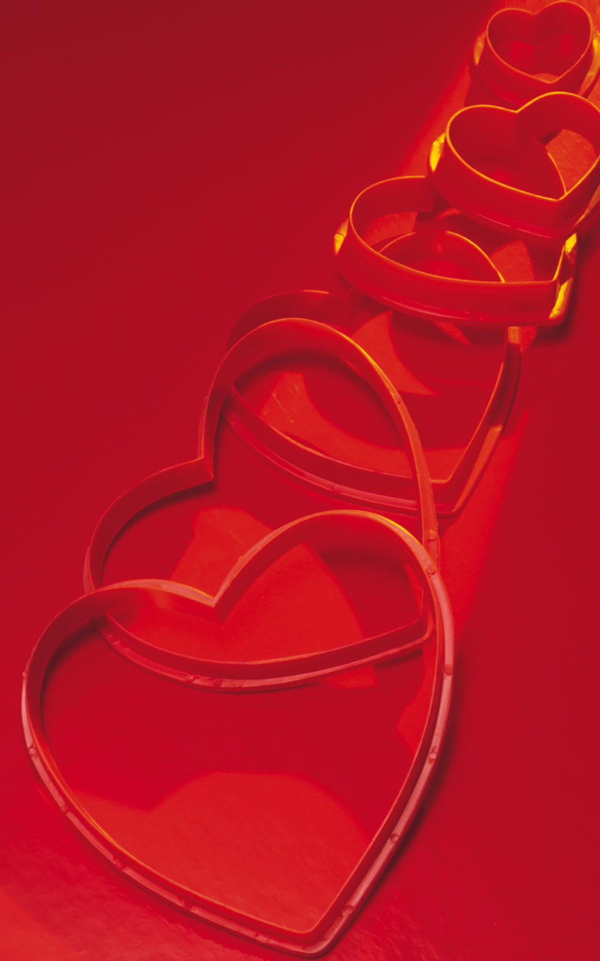 1200x1920 vertical wallpaper,cookie cutter,red,heart,love,valentine's day