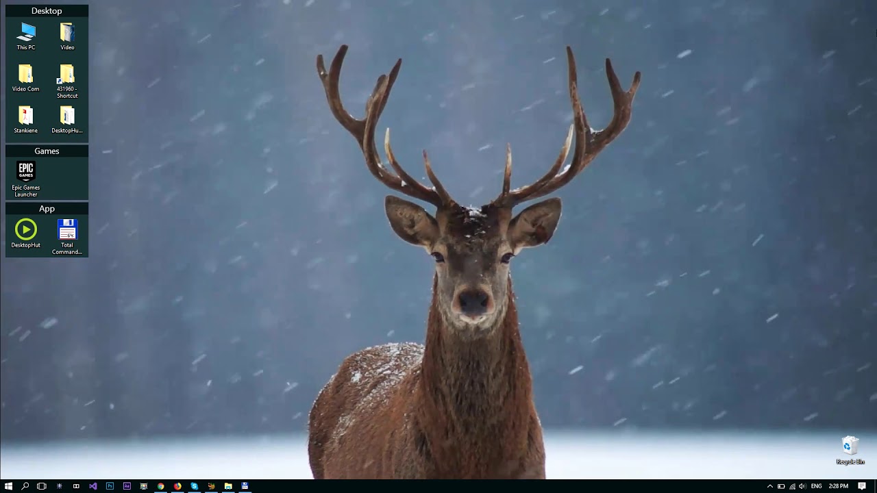 라이브 배경 화면 라이브 배경 화면,사슴,뿔,야생 동물,용,순록