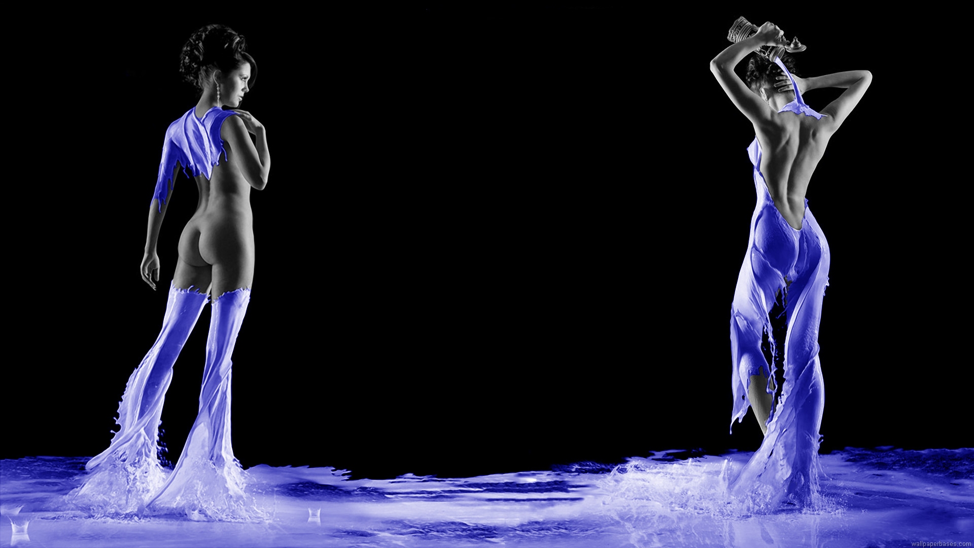 sfondi hd 1080 x 1920 pixel,acqua,ballerino,danza moderna,prestazione,umano