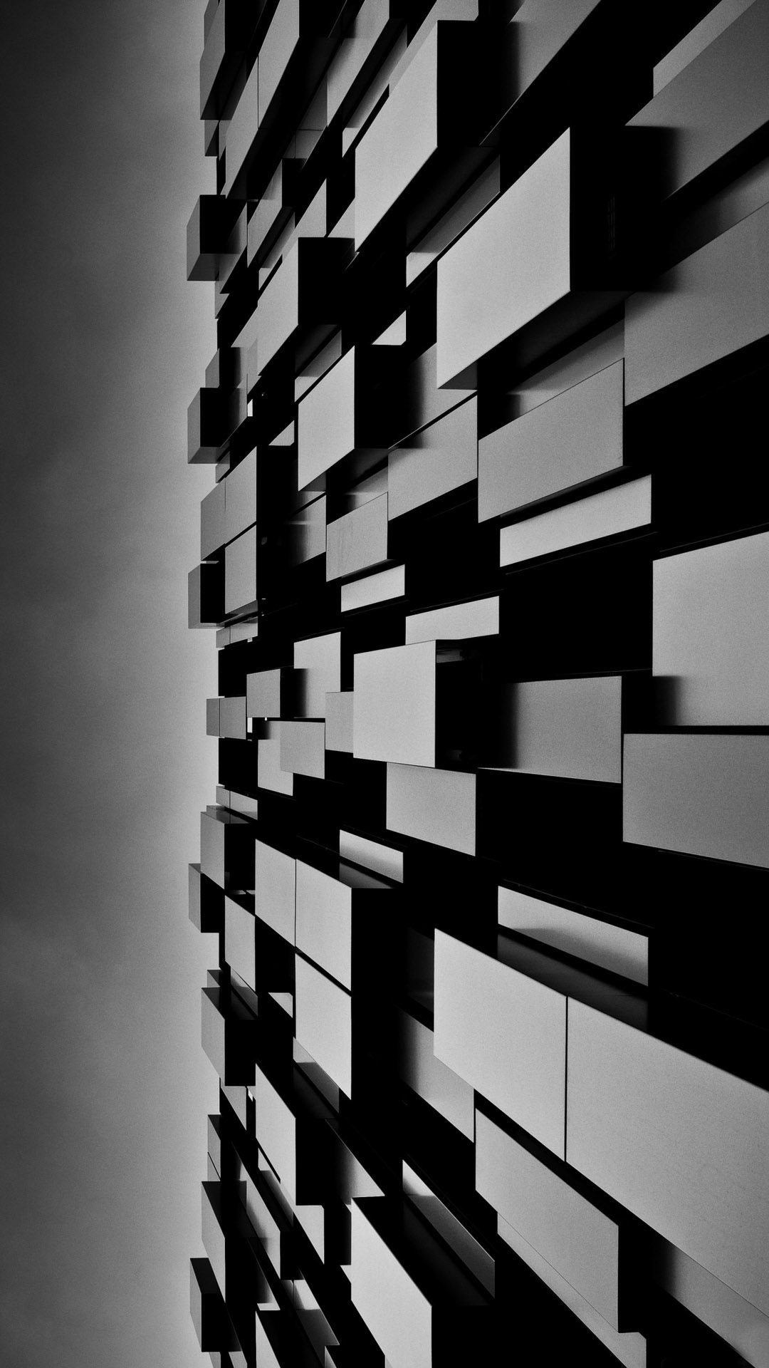 黒の垂直壁紙,黒,黒と白,建築,ライン,モノクローム
