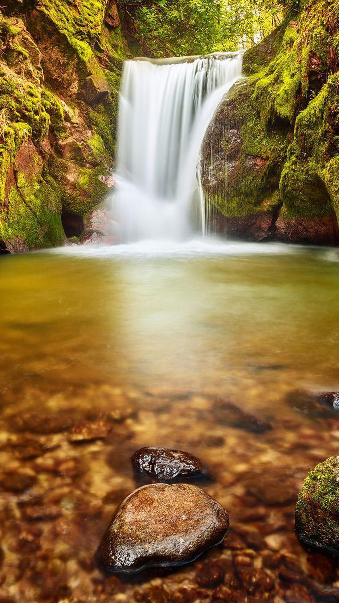 portrait mode wallpaper,waterfall,water resources,body of water,natural landscape,nature