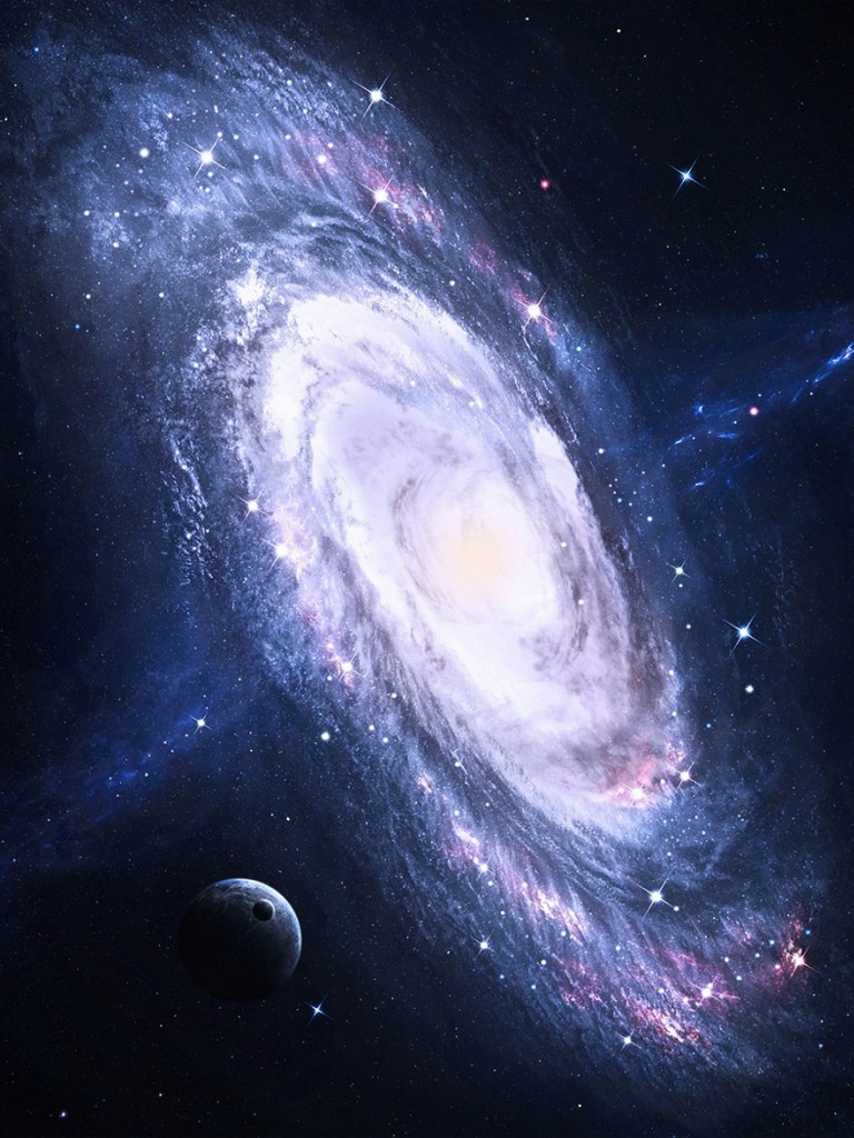 fondo de pantalla de modo retrato,galaxia,galaxia espiral,espacio exterior,universo,vía láctea