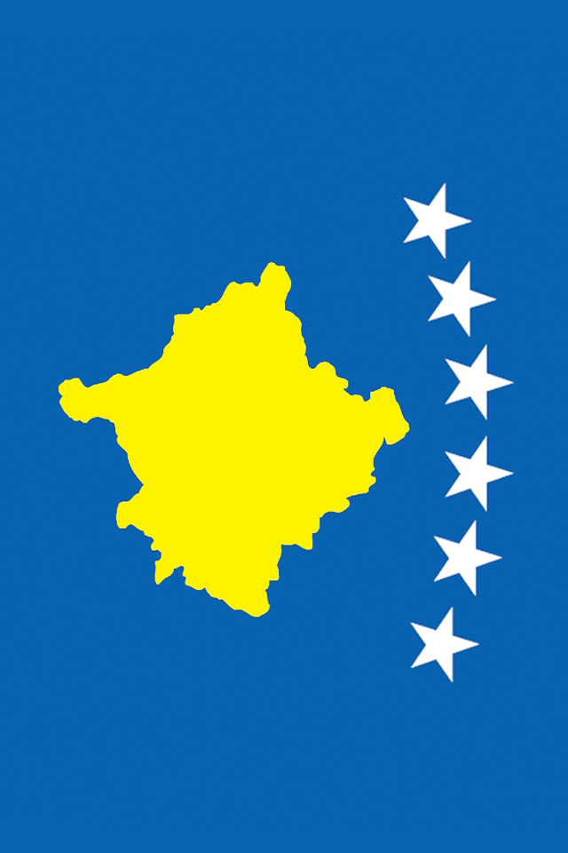 kosovo wallpaper,blau,gelb,himmel,baum,illustration