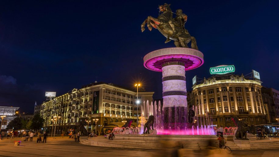 mazedonien tapete,die architektur,stadt,metropolregion,licht,stadtplatz