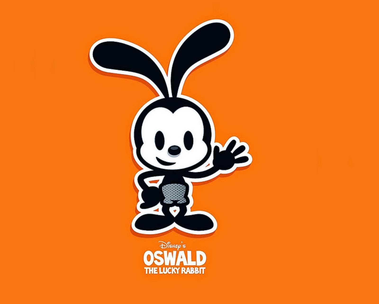 fond d'écran oswald,dessin animé,dessin animé,lapin,orange,clipart