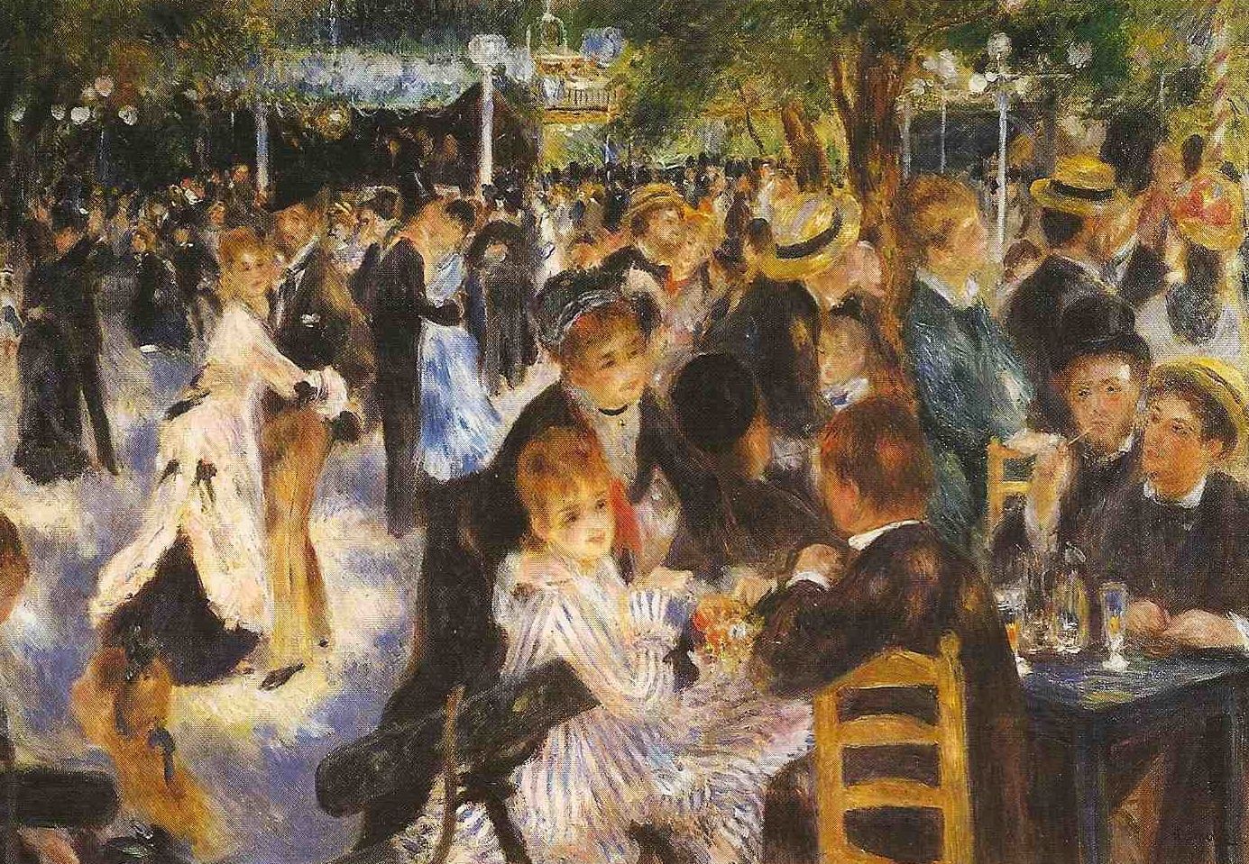 renoir wallpaper,painting,art,event,crowd,visual arts