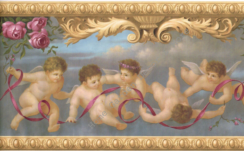 cherub wallpaper,painting,art,cupid,fictional character,mythology