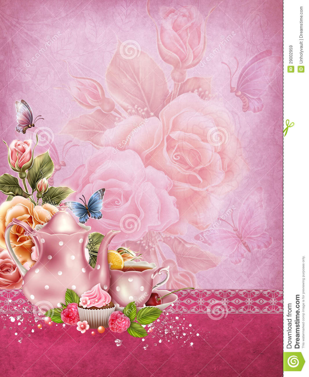 tea party wallpaper,rosa,herz,blume,pflanze,blumendesign