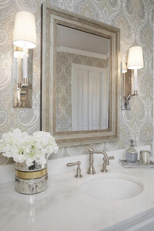 cool bathroom wallpaper,white,bathroom,room,tile,interior design ...