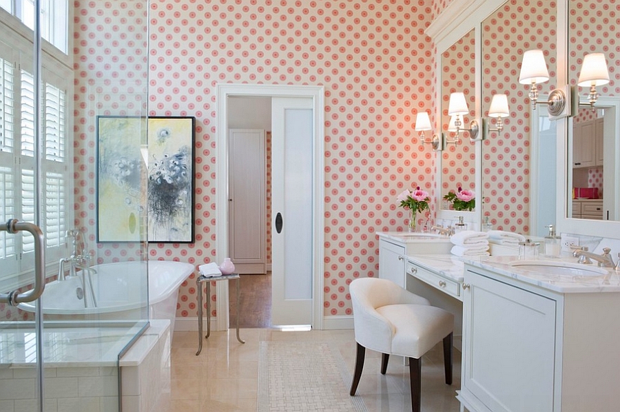 papier peint de salle de bain cool,chambre,propriété,design d'intérieur,tuile,meubles