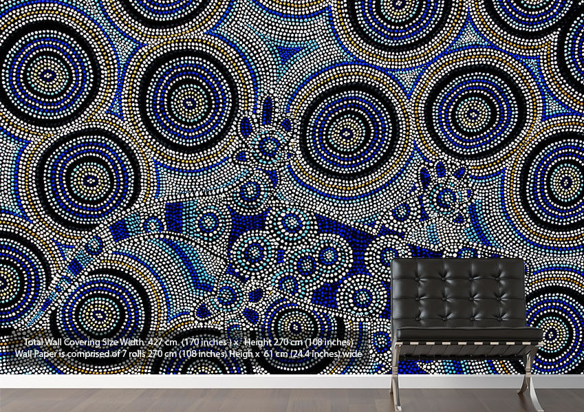 ethnic wallpaper,pattern,blue,visual arts,motif,wall