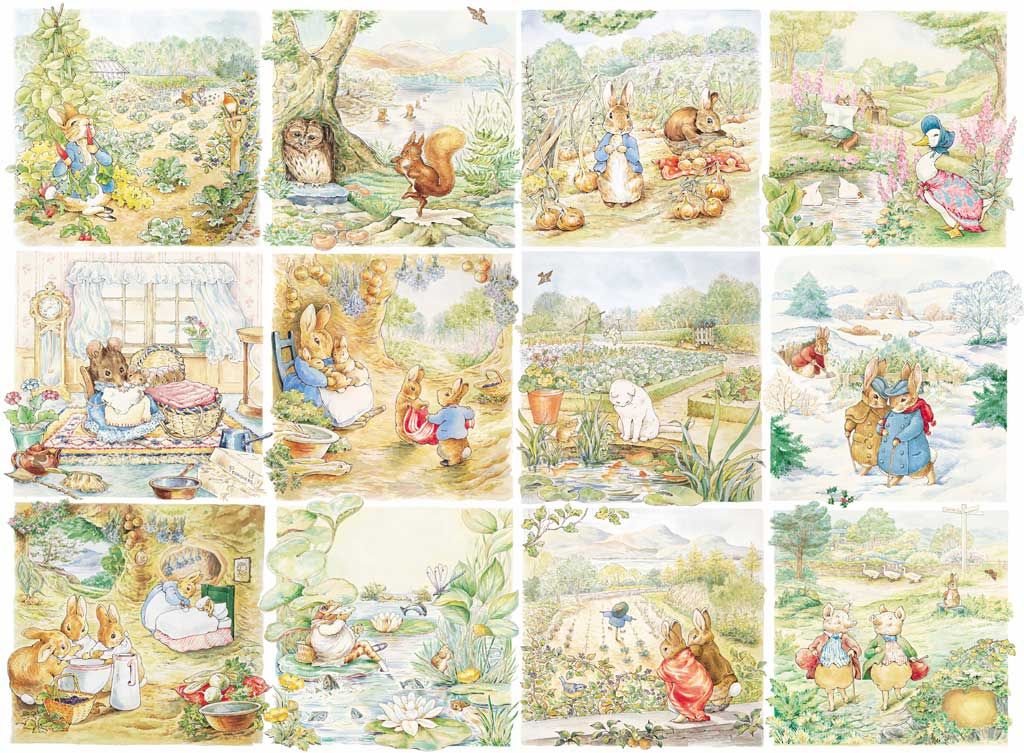 papier peint beatrix potter,ligne,clipart,personnage fictif,art