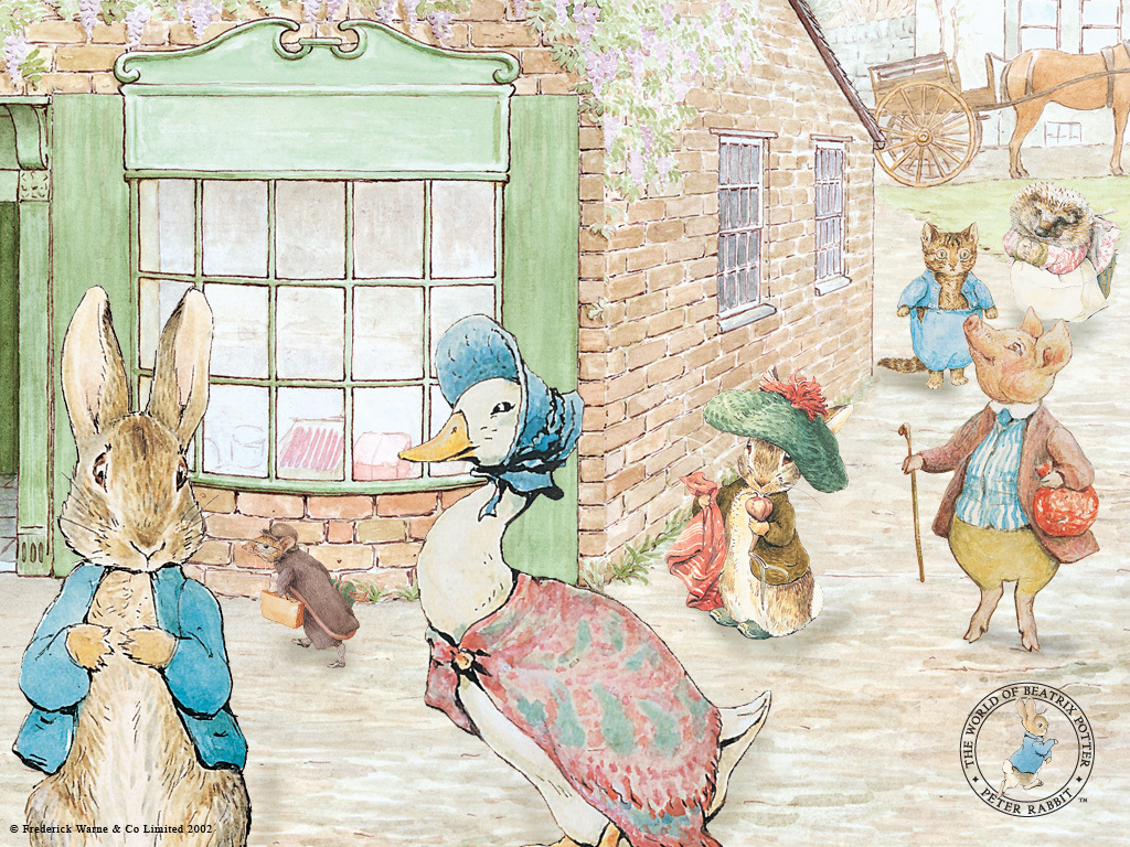 beatrix potter fondo de pantalla,dibujos animados,ilustración,arte,liebre