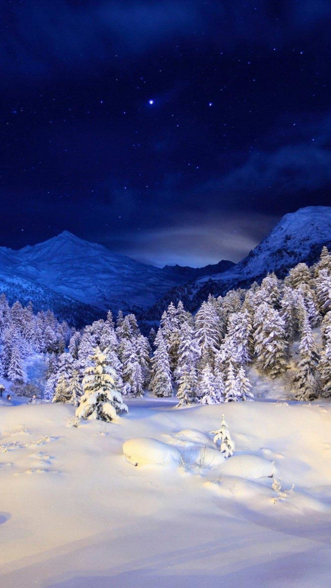 720x1280 hd壁紙android,自然,空,自然の風景,雪,冬