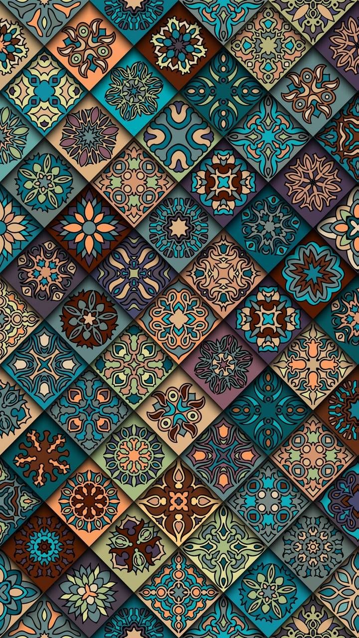 720x1280壁紙zedge,パターン,褐色,ターコイズ,設計,繊維
