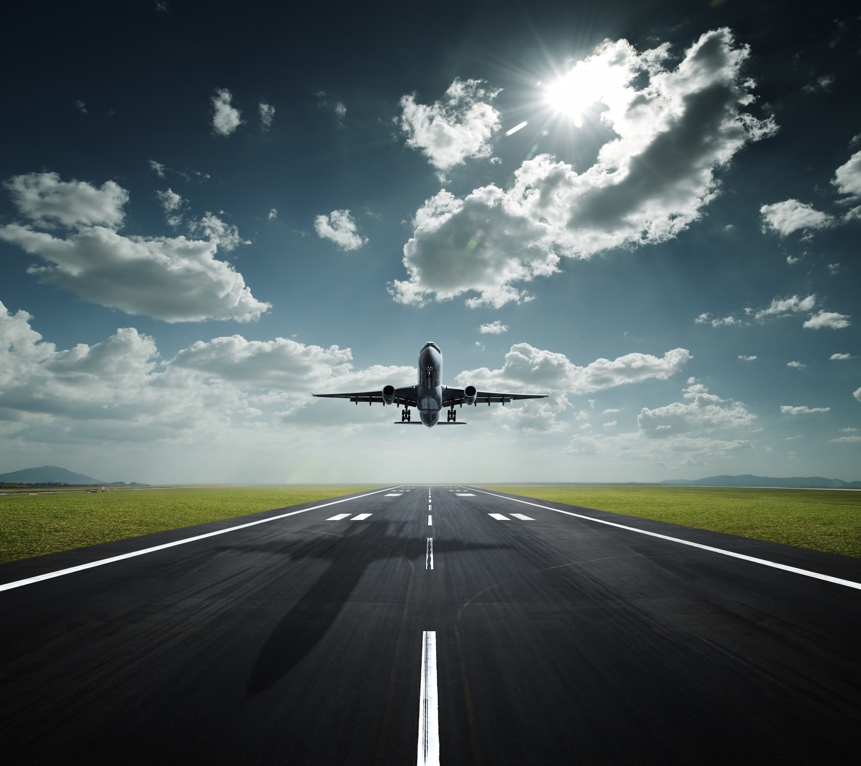 2k mobile wallpapers,sky,airplane,aviation,aircraft,runway