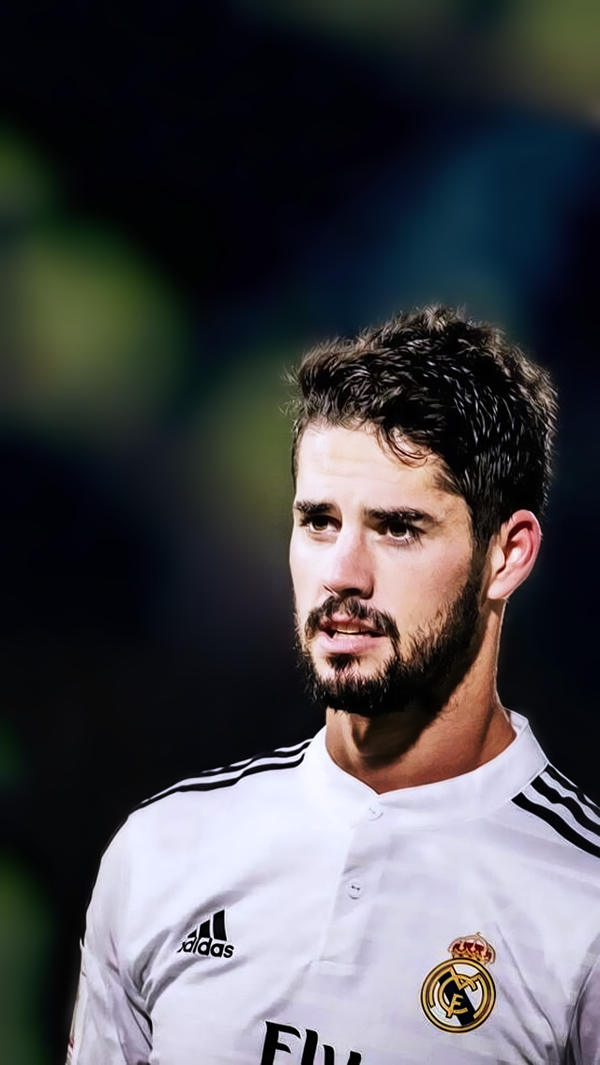 isco iphone wallpaper,hair,facial hair,facial expression,beard,football player