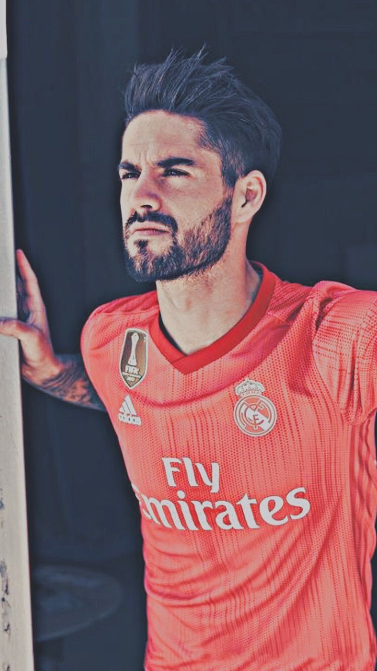 isco fondo de pantalla para iphone,frente,gesto,jugador,camiseta,jersey