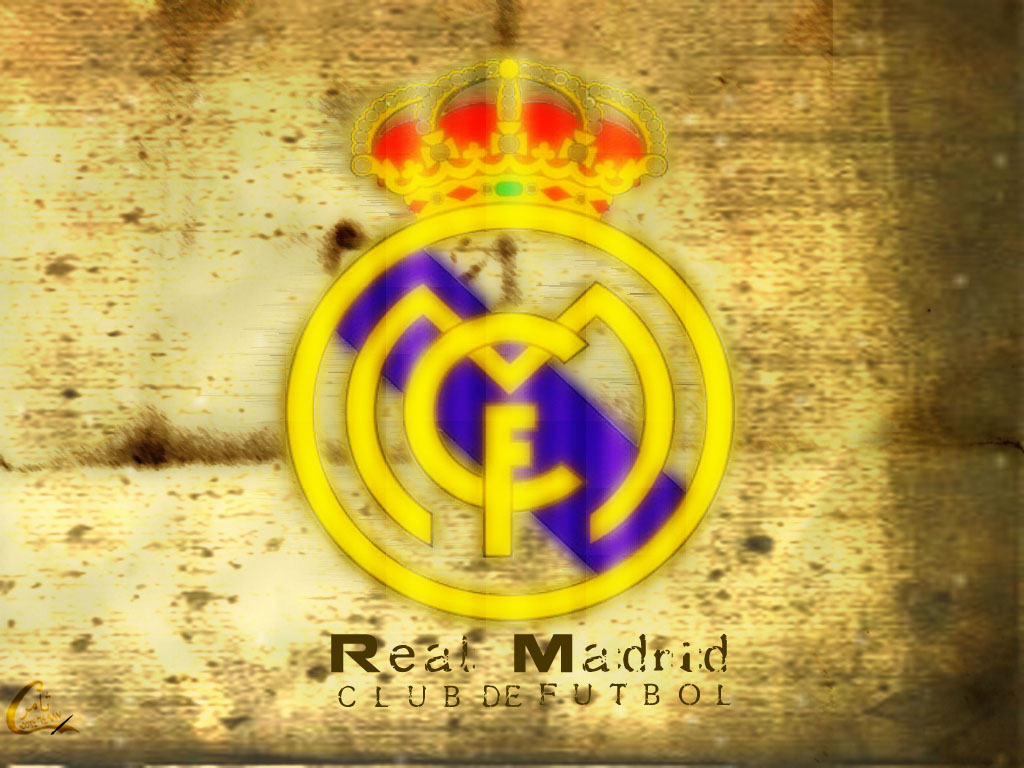 gambar wallpaper real madrid,logo,yellow,text,font,graphic design