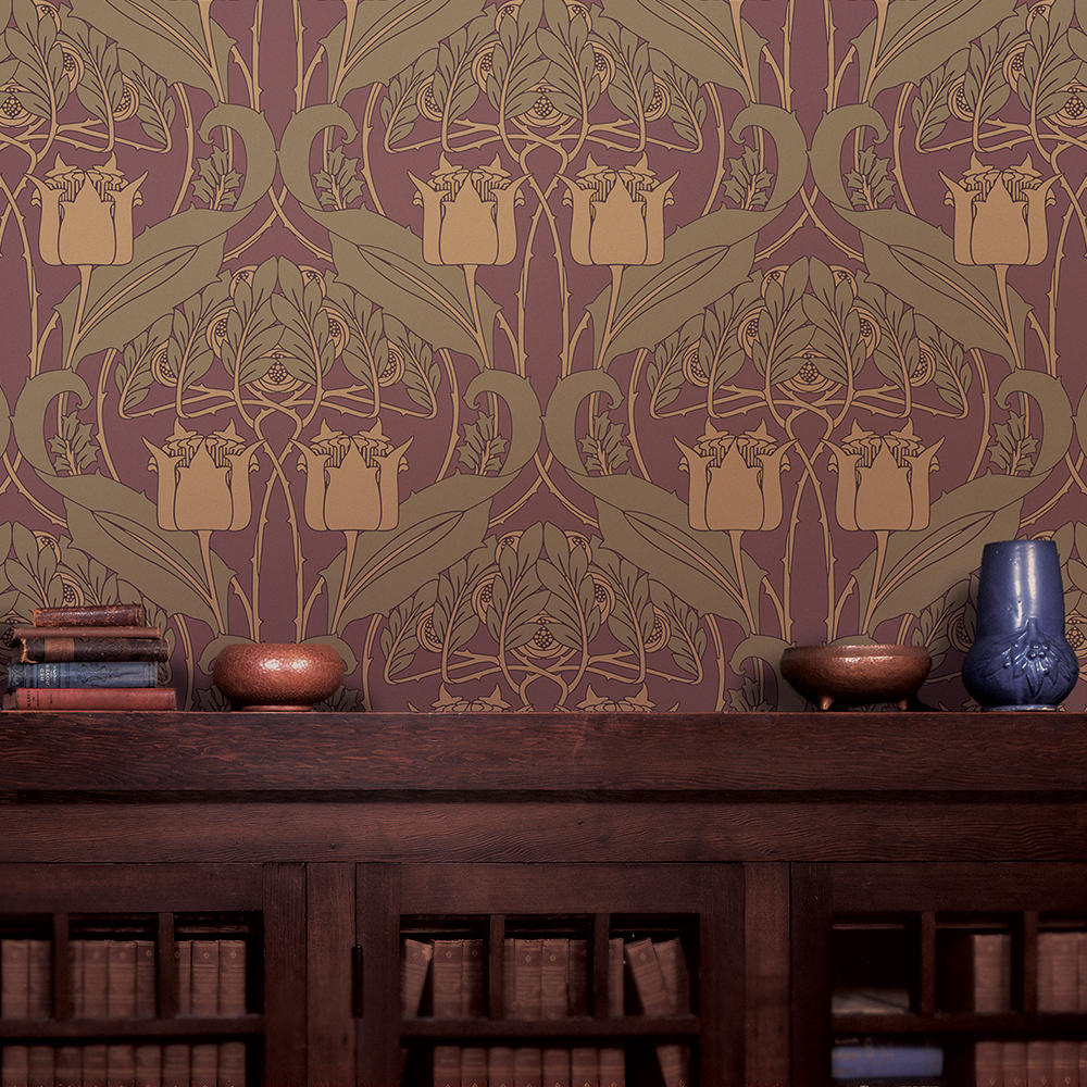 aubergine wallpaper,wall,wallpaper,room,pattern,interior design