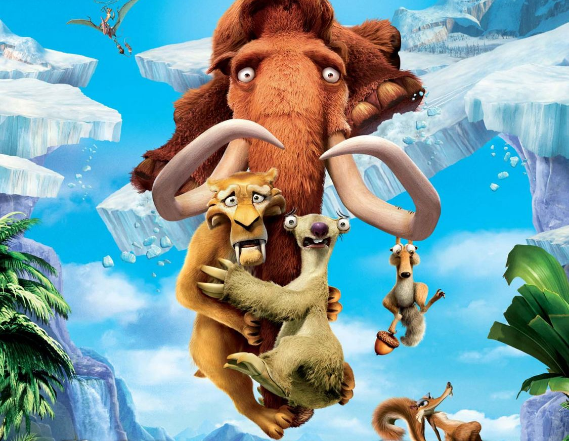 ice age wallpaper,animated cartoon,mammoth,cartoon,animation,animal figure