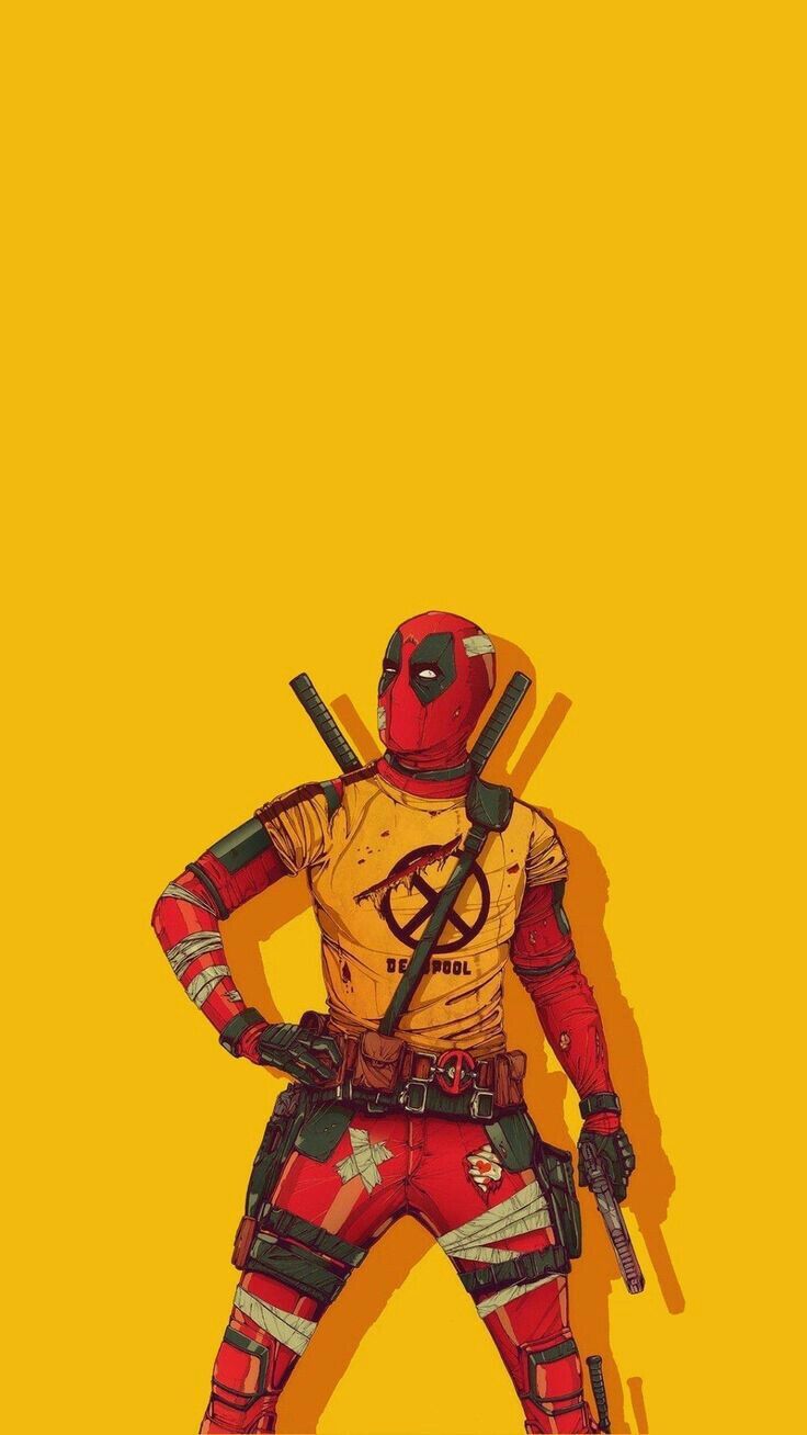 örümcek adam wallpaper,superhero,fictional character,yellow,deadpool,hero