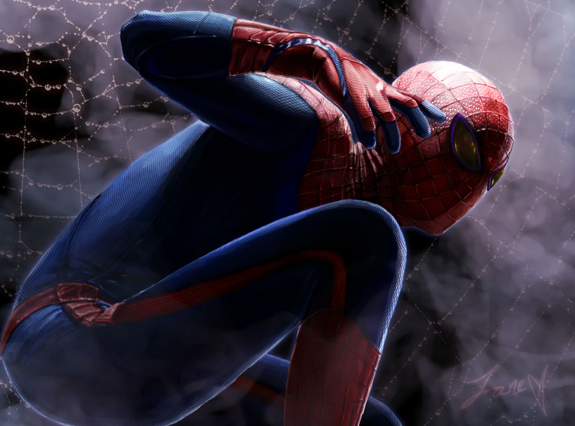 r mcek adam wallpaper,spider man,erfundener charakter,superheld,cg kunstwerk