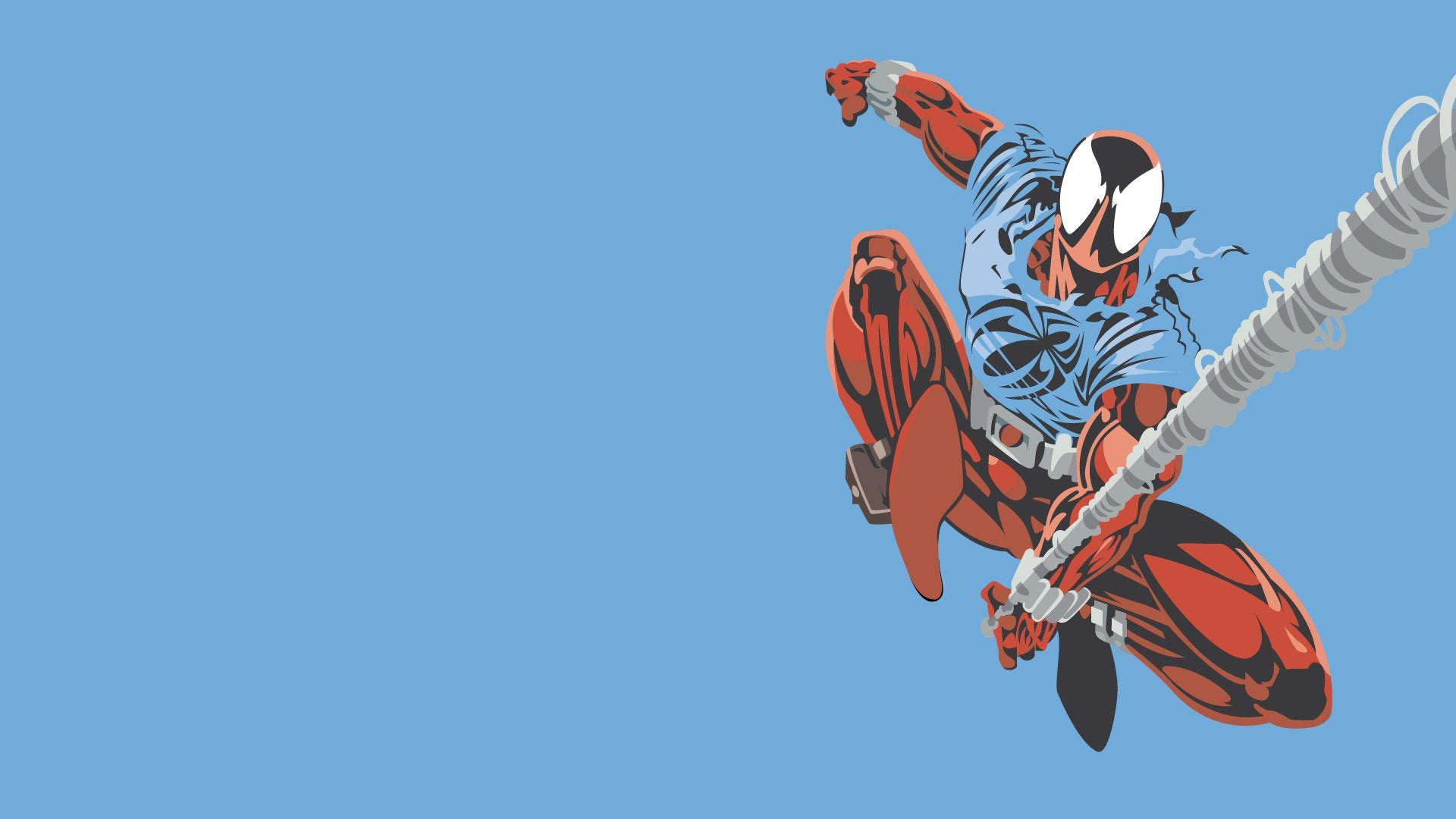 scarlet spider wallpaper,extreme sport,stunt performer,freestyle motocross,stunt,cartoon