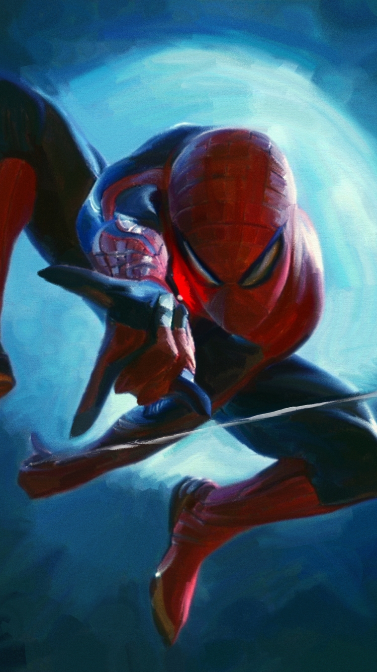 spiderman mobile wallpaper,fictional character,superhero,cg artwork,art