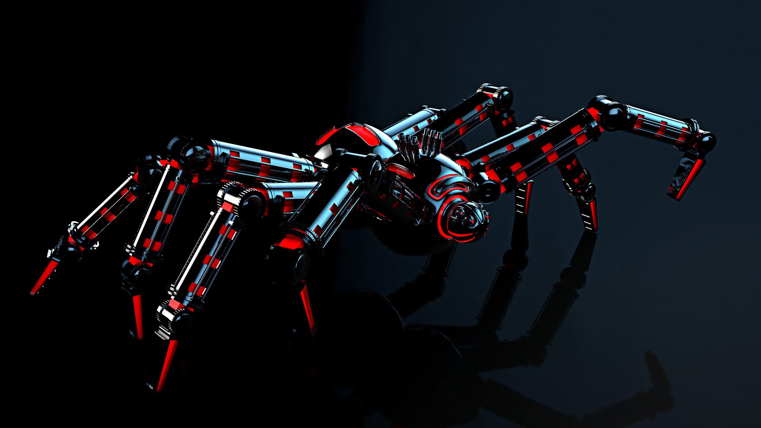 bewegliche spinnen tapete,schwarz,rot,mecha,spielzeug,roboter