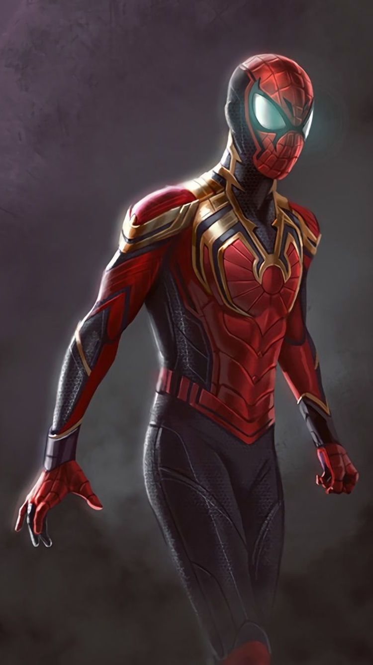 iron spider wallpaper,superhero,fictional character,suit actor,hero